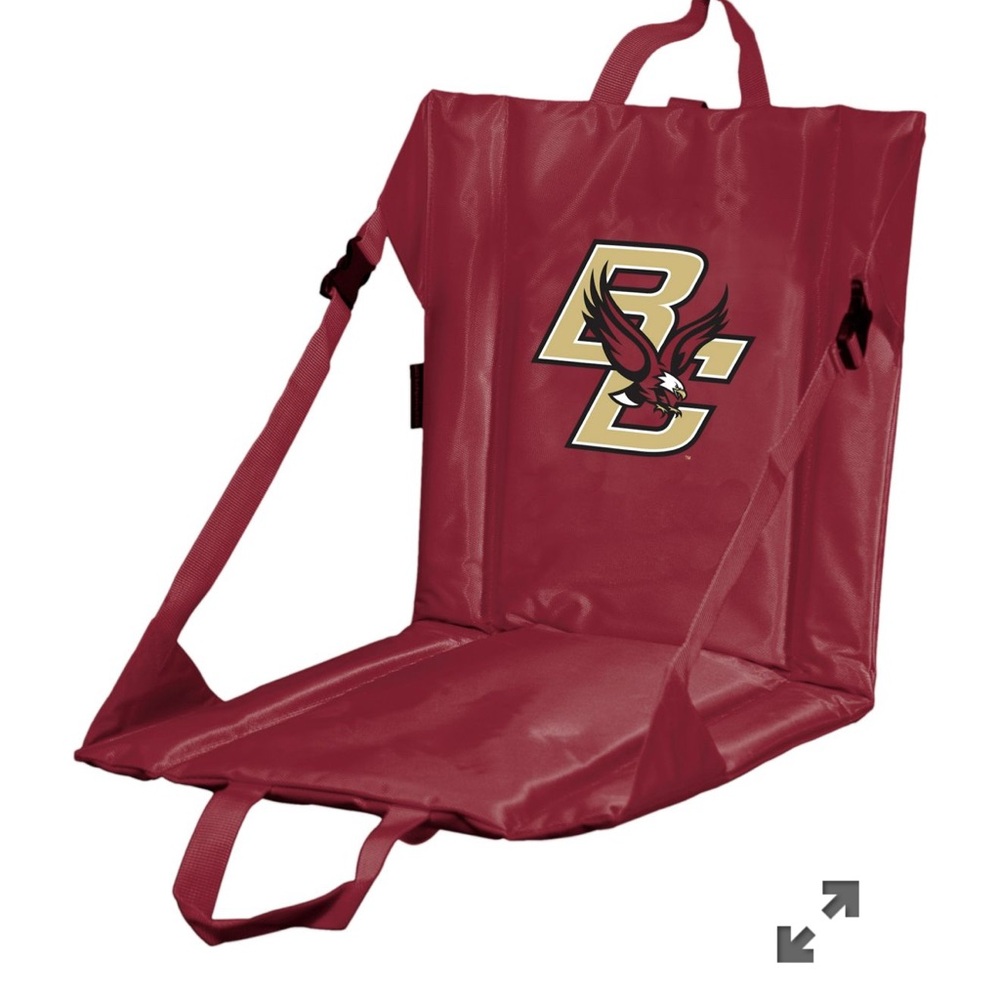 Red Stadium Seat with Logo